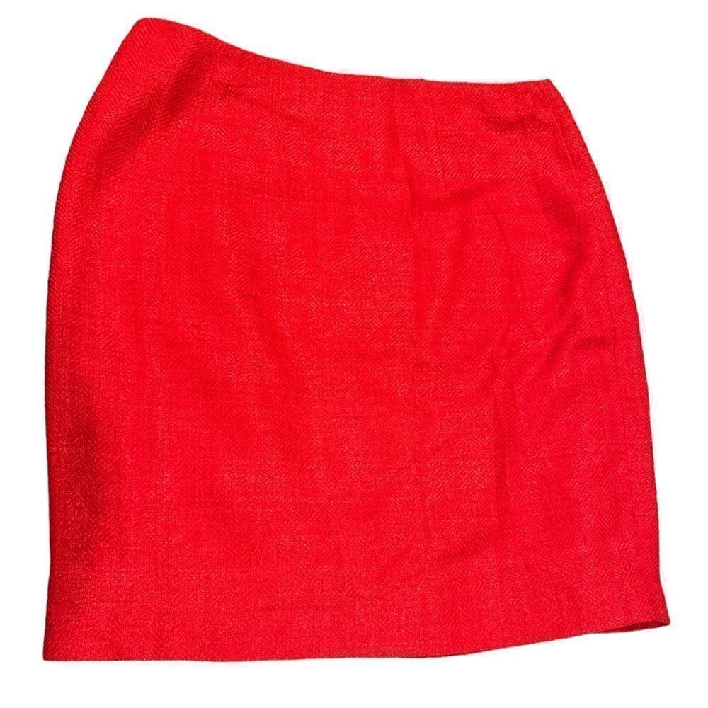 Kay Unger Red Mini Skirt Size 6